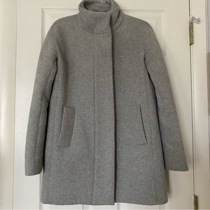 J. Crew Heather Grey Wool City Coat